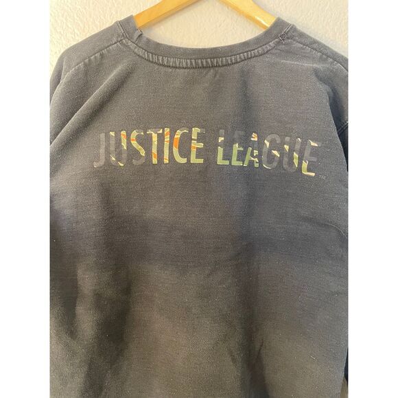 Justice League Batman Camouflaged Pullover Long Sleeve Sweatshirt Men's L - Picture 5 of 7